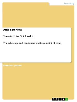 cover image of Tourism in Sri Lanka